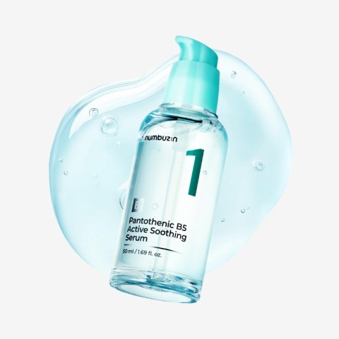 numbuzin No.1 Serum | Pantothenic B5 Active Soothing Serum | Soothing, Hydrating | Pantothenic Acid, Niacinamide | Excess Oil Control, Reduces Breakouts, Acne | Oily, Acne-Prone Skin