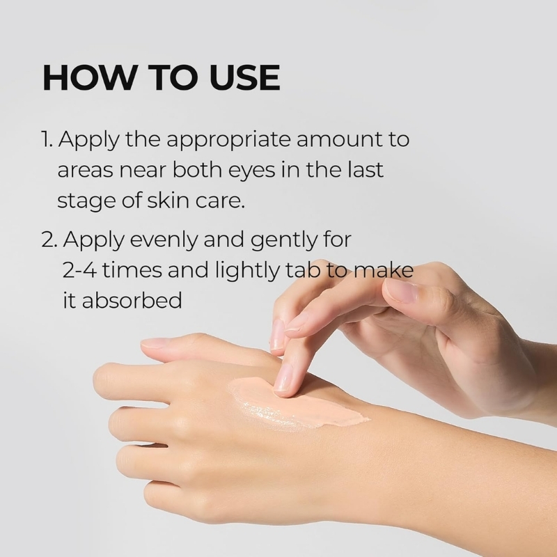 Dr Melaxin Cemenrete Calcium Dark Spot Eye Cream Patented ingredients of Ribornic, improve lifting the droopy eyes - Dual function s with whitening and improvement - 0.00 no stimuli proved by the test applied to the human body