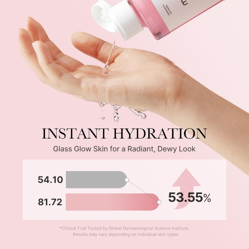 medicube Salmon DNA PDRN Pink CICA Soothing Toner I Pink Glow Toner for Skin Boosting, Soothing and Calming, Uneven Skin Tone, Peptide & Niacinamide, Korean Skin Care 250ml