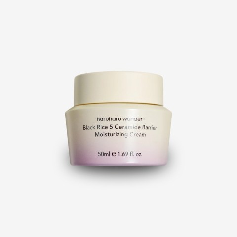 HARUHARU wonder Black Rice 5 Ceramide Barrier Moisturizing Cream, Daily Skin Barrier Care, Long-Lasting Hydration, Soothing & Nourishing, Ceramide Capsules, Korean Skincare 50ml