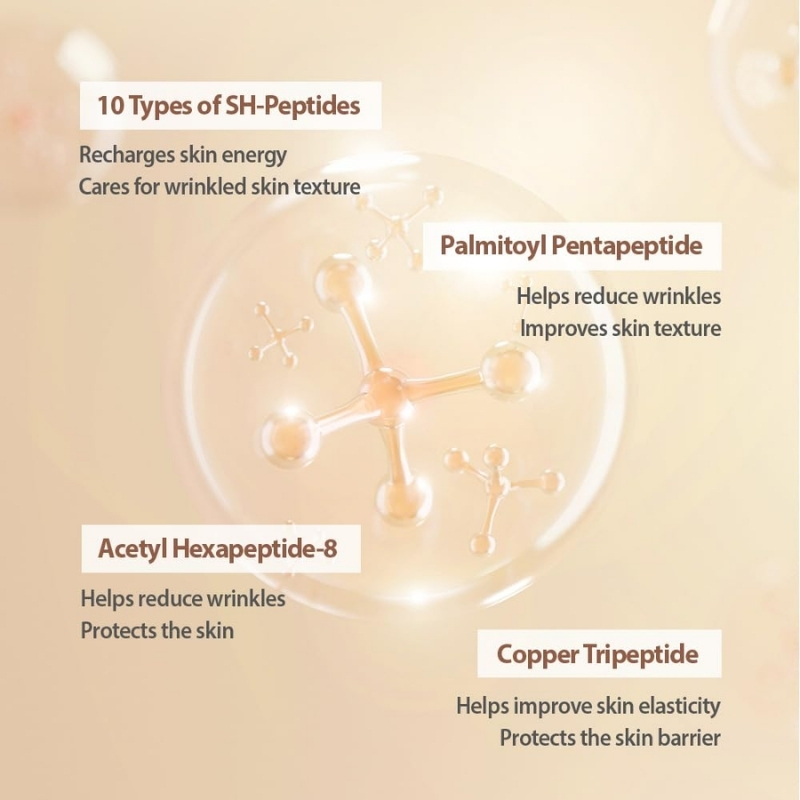 SUNGBOON EDITOR Silk Peptide Intensive Lifting Ampoule | Instant Fine Lines Smoothing & Skin Tightening & Firming Facial Ampoule Serum | Korean Skincare