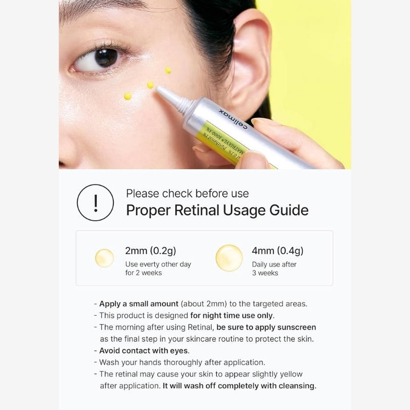 celimax The Vita A Retinal Shot Tightening Booster | with Retinal, Matryxyl, Pore Minimizer, Wrinkles & Fine Lines, Firmer Skin, 15ml korean cosmetics Cyprus