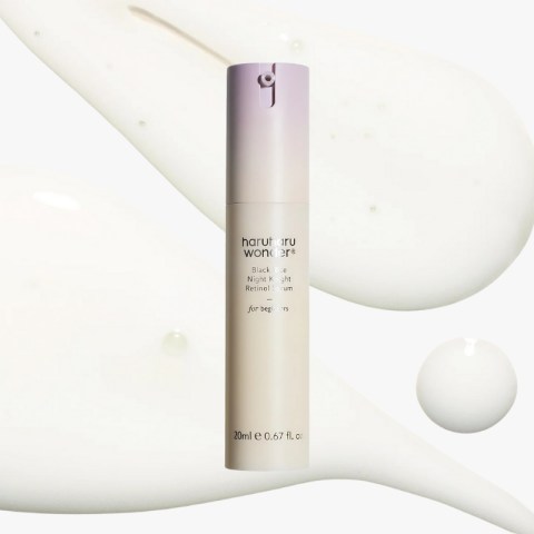 haruharu wonder Black Rice Night Knight Retinol Serum, Refining & Smoothing, Firms Skin, Reduces Fine Lines, Hydrating Formula, korean serums Cyprus