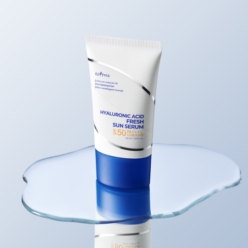 Isntree Hyaluronic Acid Fresh Sun Serum 50ml, Korean Sunscreens Cyprus