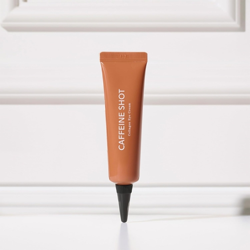 shaishaishai - CAFFEINE SHOT Collagen Eye Cream, 20,000 PPM CAFFEINE SHOT Collagen Eye Cream with Niacinamide for Firming Under Eyes, Dark Spots, Puffy Eye Bags, Fine Lines, Anti-Aging Eye Cream, Korean Skin Care