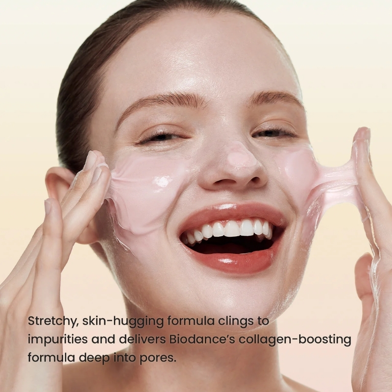 BIODANCE Collagen Mask To Foam Cleanser, Face Wash for Women, 2-in-1 Pore Mask and Hydrating Foaming Facial Cleanser for Sensitive Skin, Oily Skin 150ml