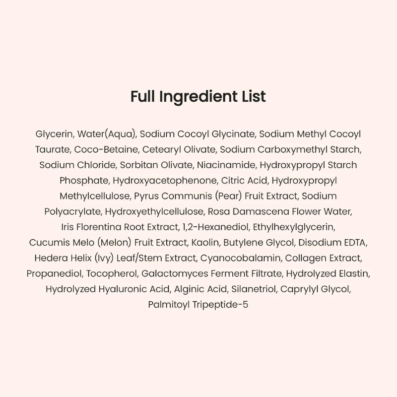 BIODANCE Collagen Mask To Foam Cleanser, Face Wash for Women, 2-in-1 Pore Mask and Hydrating Foaming Facial Cleanser for Sensitive Skin, Oily Skin 150ml