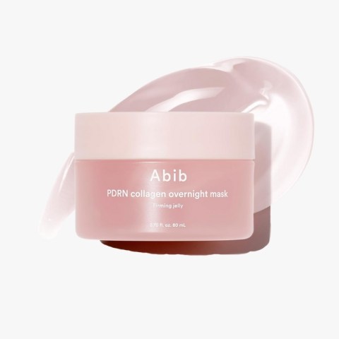 Abib PDRN Collagen Overnight Mask Firming Jelly 2.7 fl oz | Korean Overnight Sleeping Cream Mask Moisturizer for Glass Skin Slugging Niacinamide Centella Peptides (Vegan PDRN/Firming Jelly)