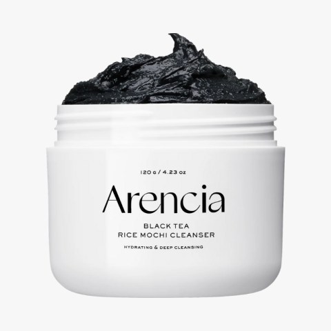 ARENCIA Black Tea Rice Mochi Face Cleanser, 120g, Pore Care, Sebum Control, Oily Skin