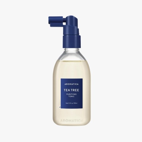 AROMATICA Tea Tree Purifying Tonic, Paraben, Silicone, Sulfate-free | Vegan | Soothing & Cooling Tonic for Your Scalp | Helps Hair Look Healthier and Nourished