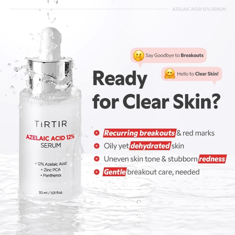 TIRTIR - Azelaic Acid 12% Serum 30ml