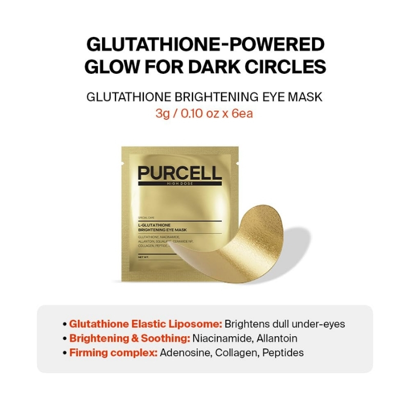 Pixcell BIOM L-Glutathione Brightening Eye Mask (6 Pairs) - Image 4