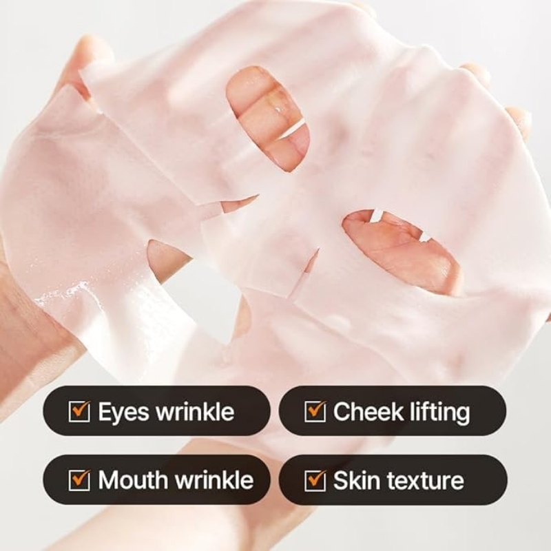 Premium Retinol Collagen Lifting Restore Fitting Mask Set (4 Sheets) - Image 7