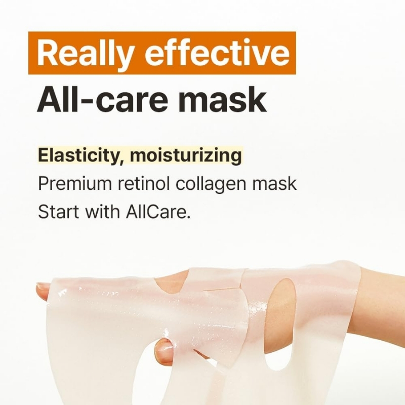 Premium Retinol Collagen Lifting Restore Fitting Mask Set (4 Sheets) - Image 5