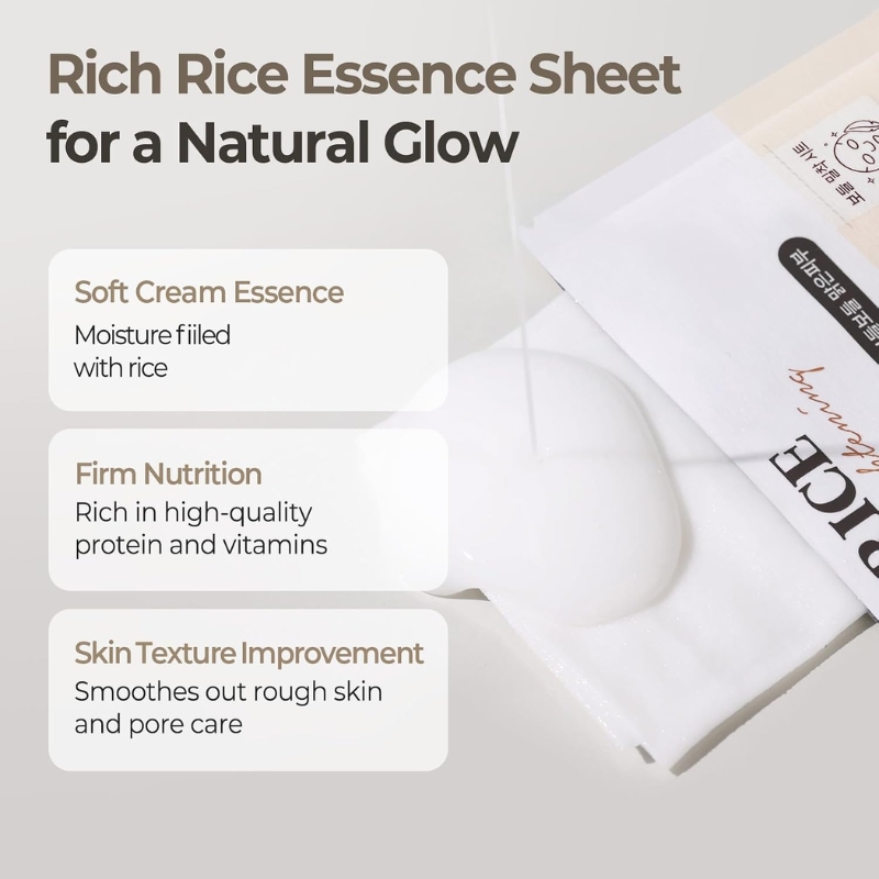Rice Brightening Daily Mask (1EA) - Image 7