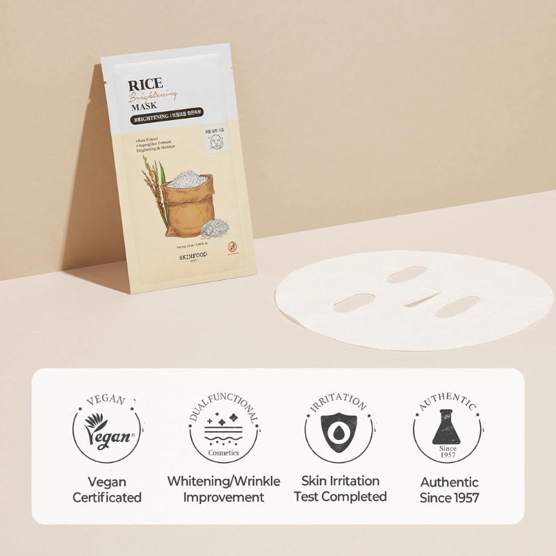 Rice Brightening Daily Mask (1EA) - Image 3
