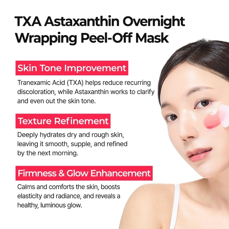 TX Astaxanthin Overnight Wrapping Mask (80ml) - Image 2