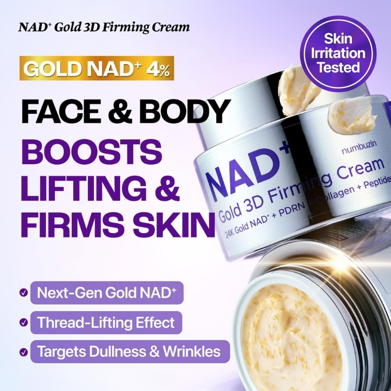 No.9 NAD+ Gold 3D Firming Cream (50ml) - Image 2