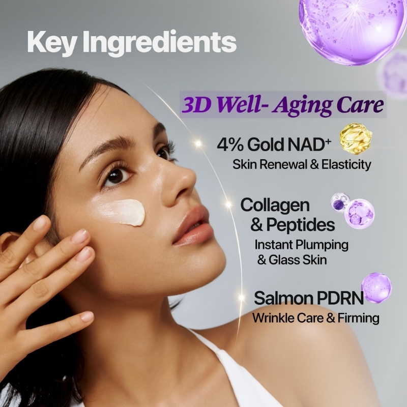 No.9 NAD+ Gold 3D Firming Cream (50ml) - Image 5