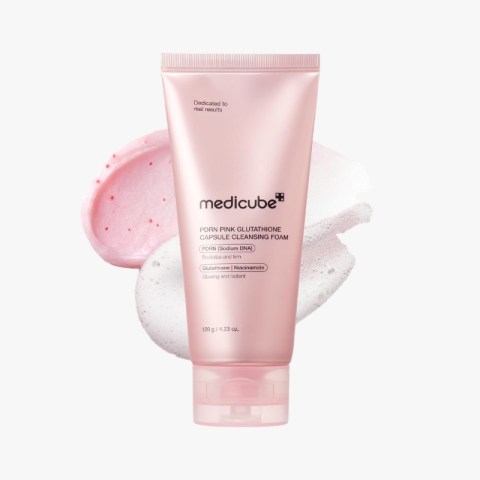 PDRN Pink Glutathione Capsule Foam Cleanser