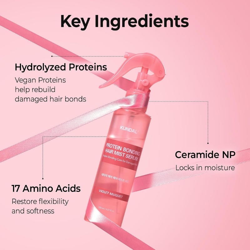 Protein Bonding Hair Mist Serum Violet Muguet (150ml) - Image 6