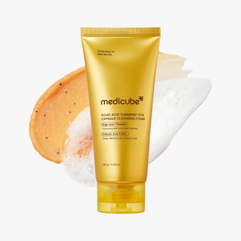 Kojic Acid Turmeric Vita Capsule Foam Cleanser